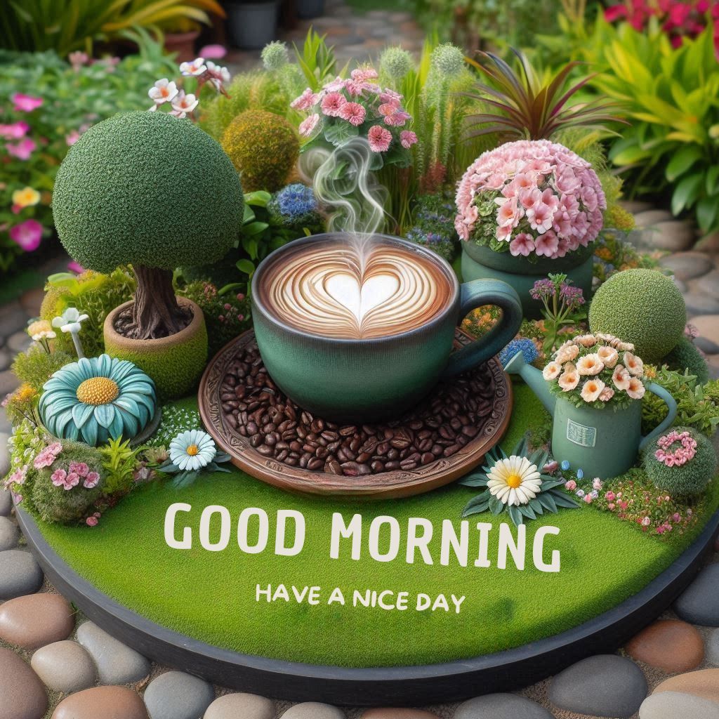 good morning hot coffee images