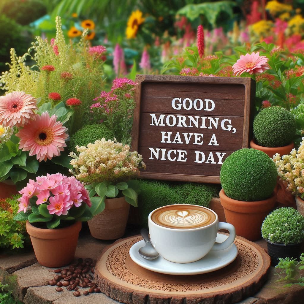 good morning images with flowers hd
