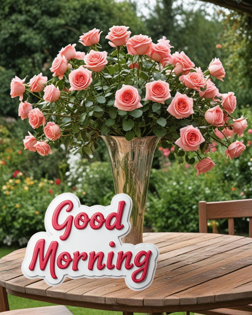 good morning nature flowers
