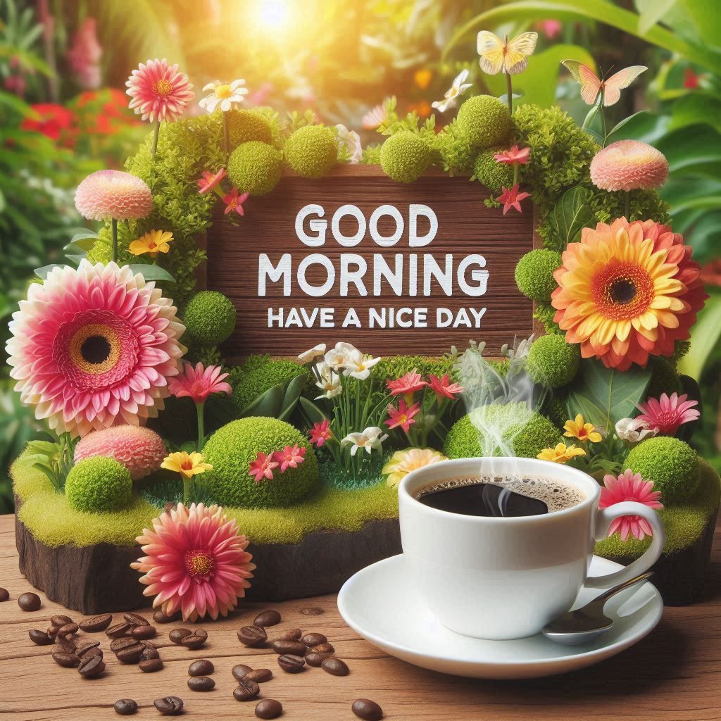 good morning real flowers images