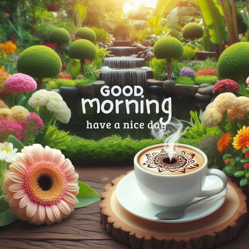 good morning real flowers in english