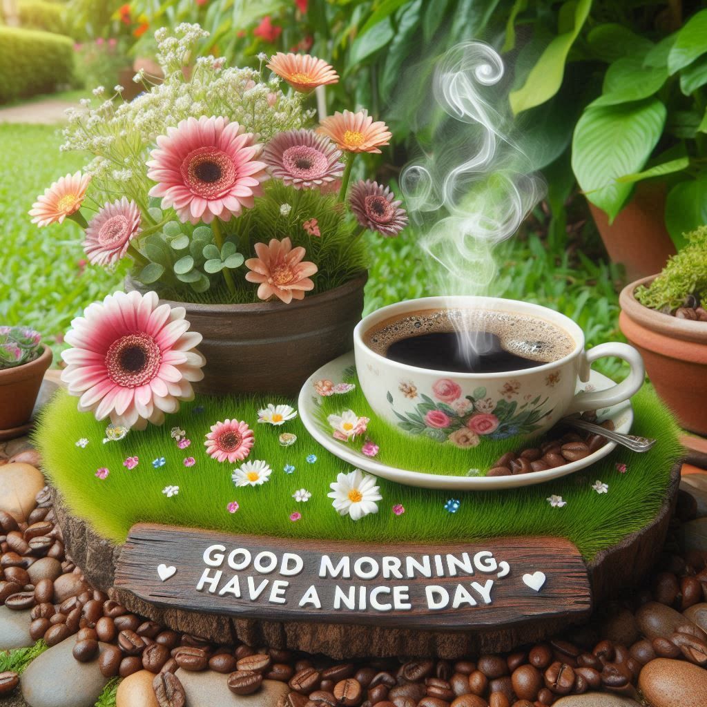good morning with beautiful flowers images free