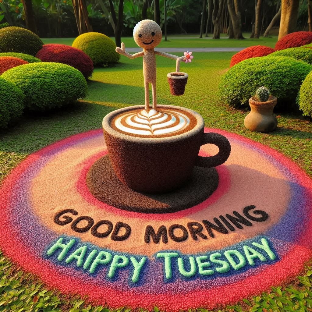 happy tuesday good morning coffee