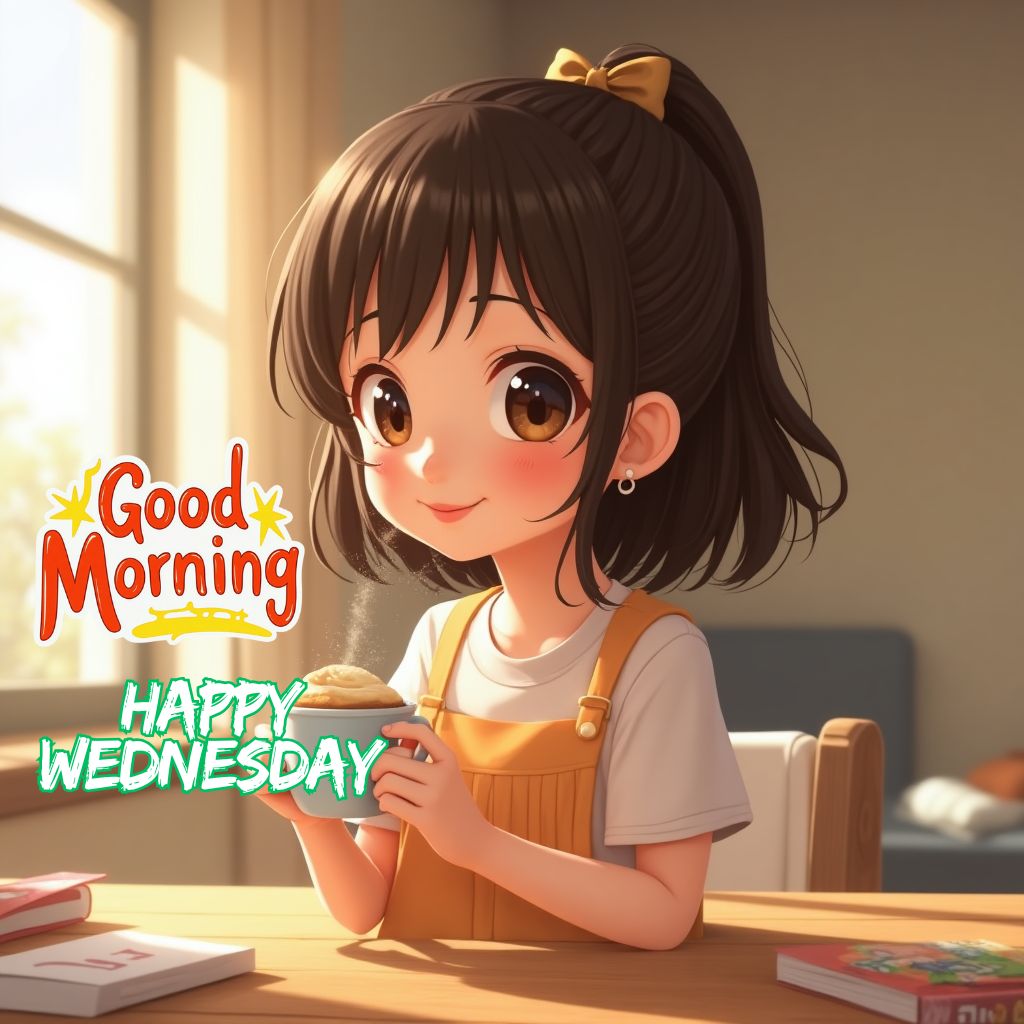 happy wednesday cute good morning images for friends girl