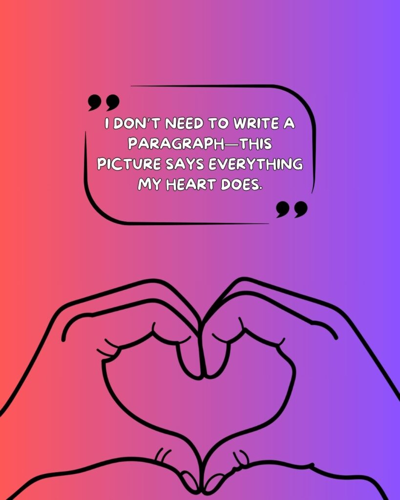 instagram captions about love
