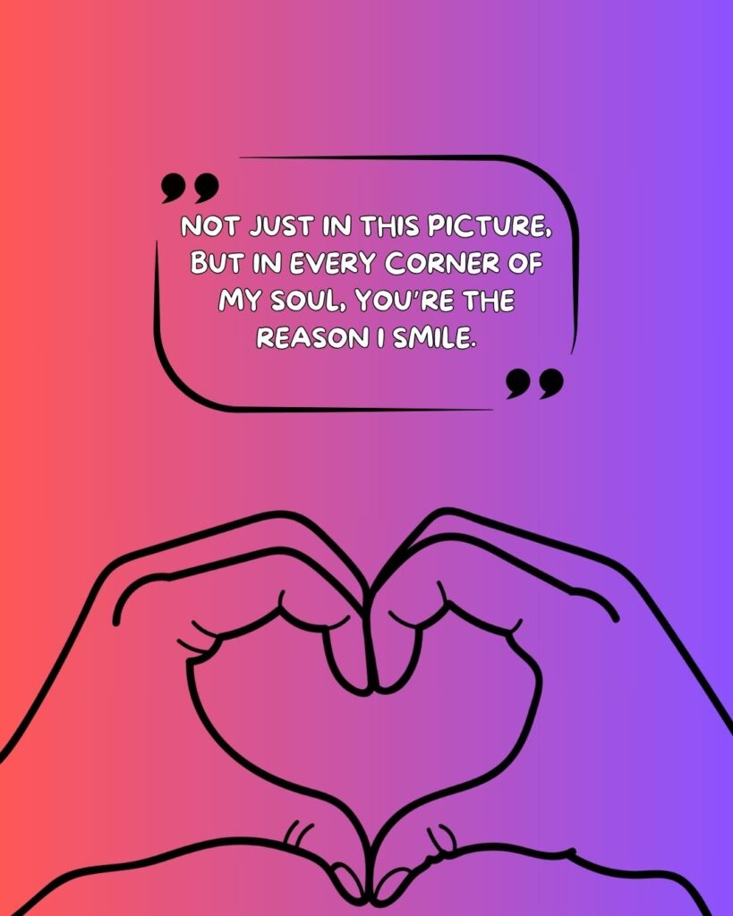 instagram dp captions for love