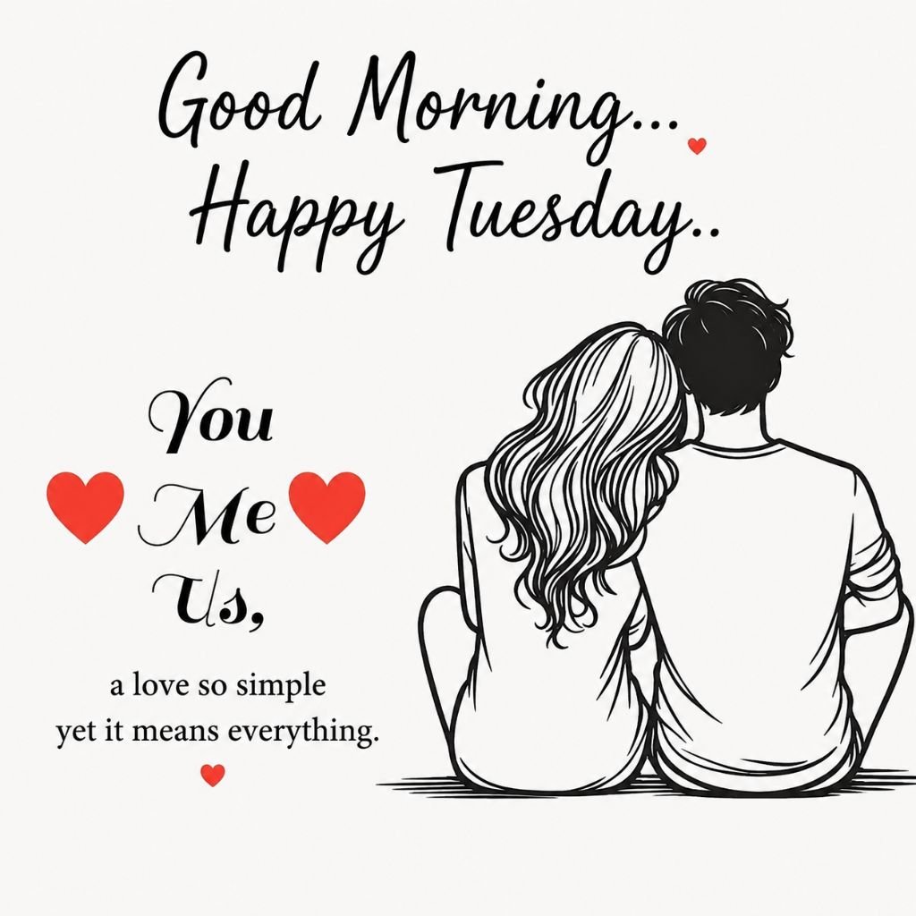 love quote morning wishes with happy Tuesday