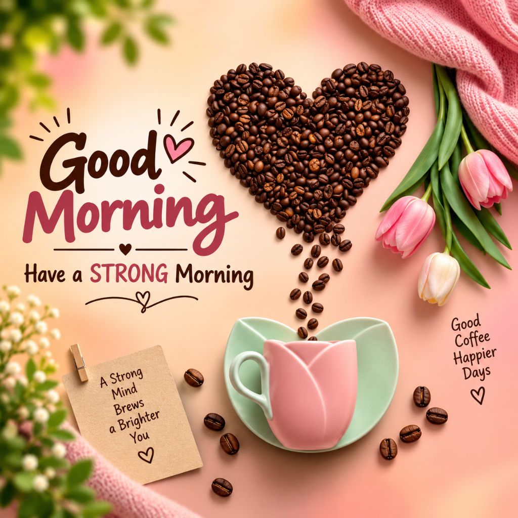 love rose good morning coffee images 