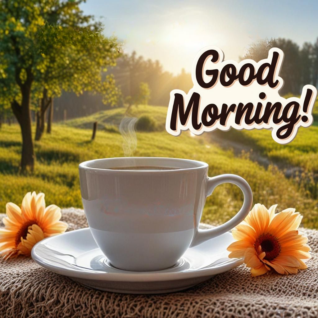Best Good Morning Images With Flowers and Nature 19 morning coffee images real