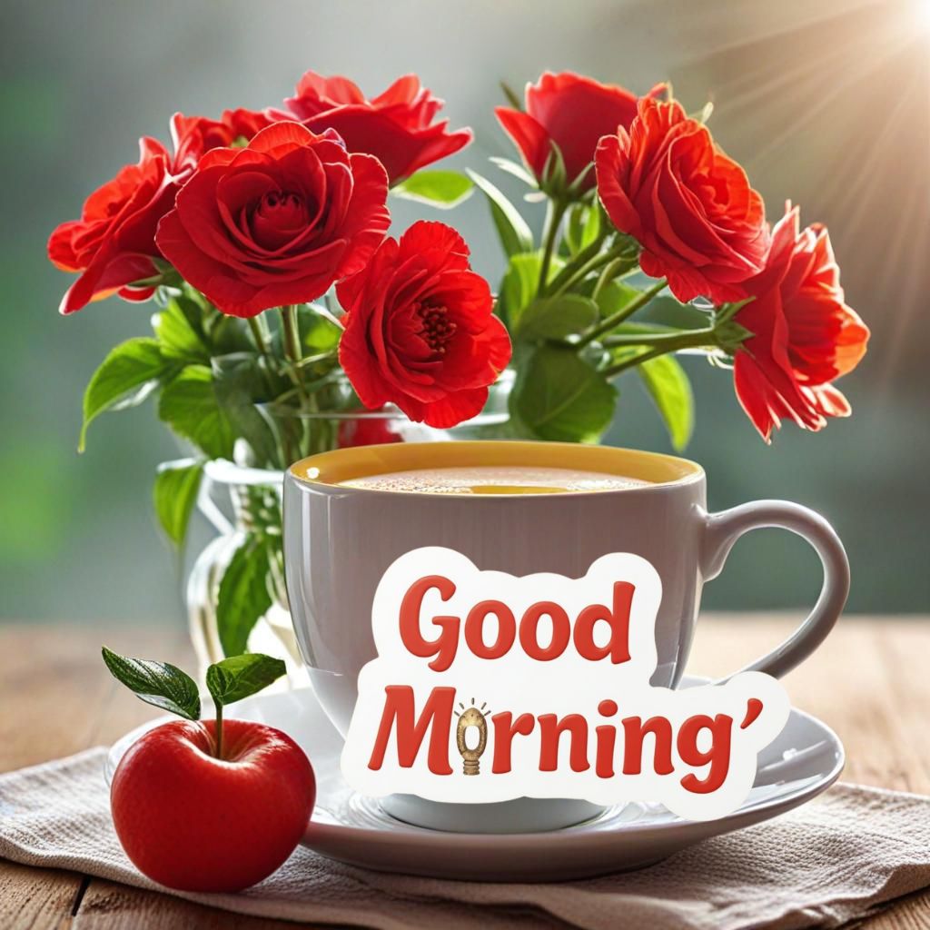 Best Good Morning Images With Flowers and Nature 21 nature coffee good morning