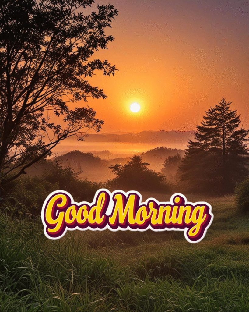 sunrise Good Morning Nature Pic