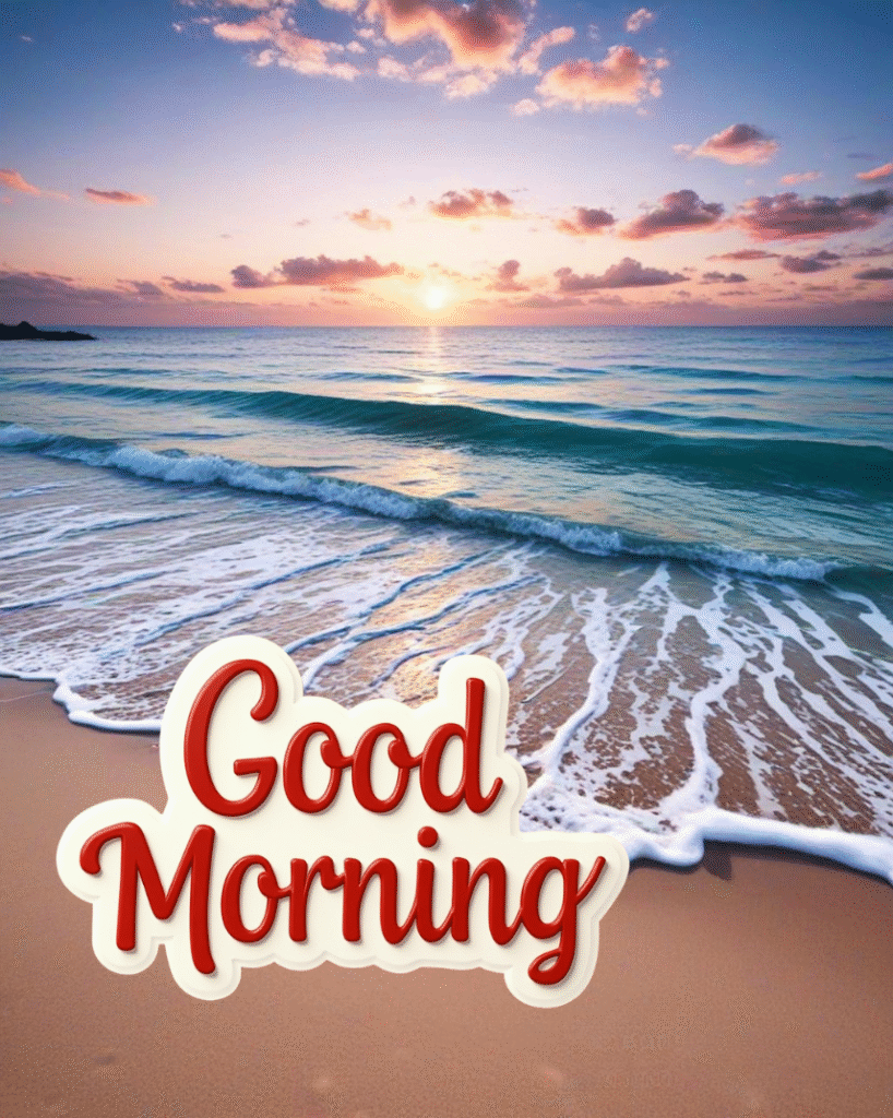 today special good morning beach images for whatsapp