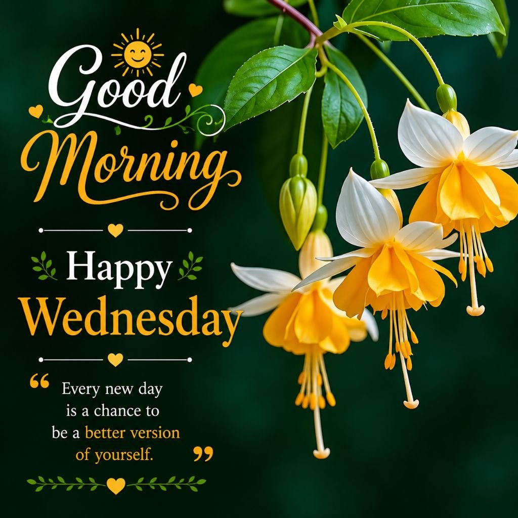 white floral Thursday greeting