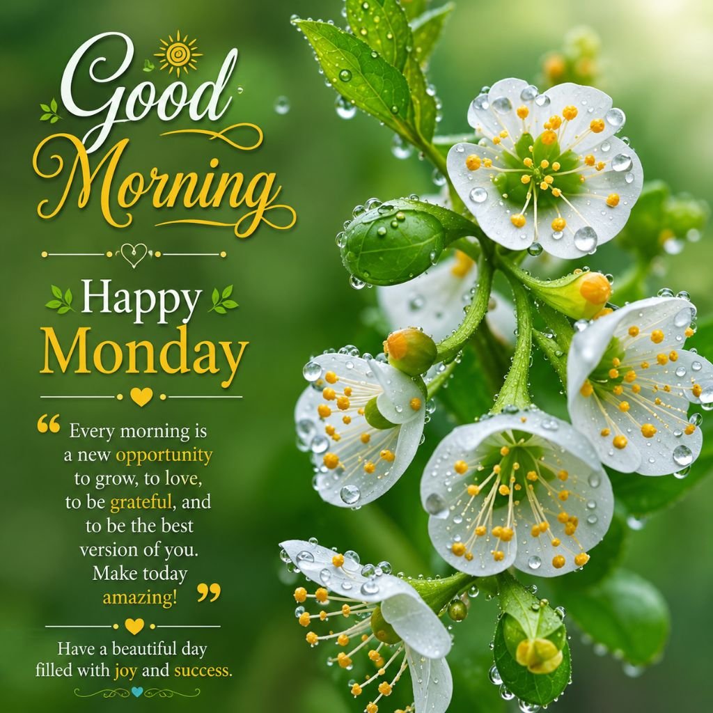 white flower Monday inspiration image