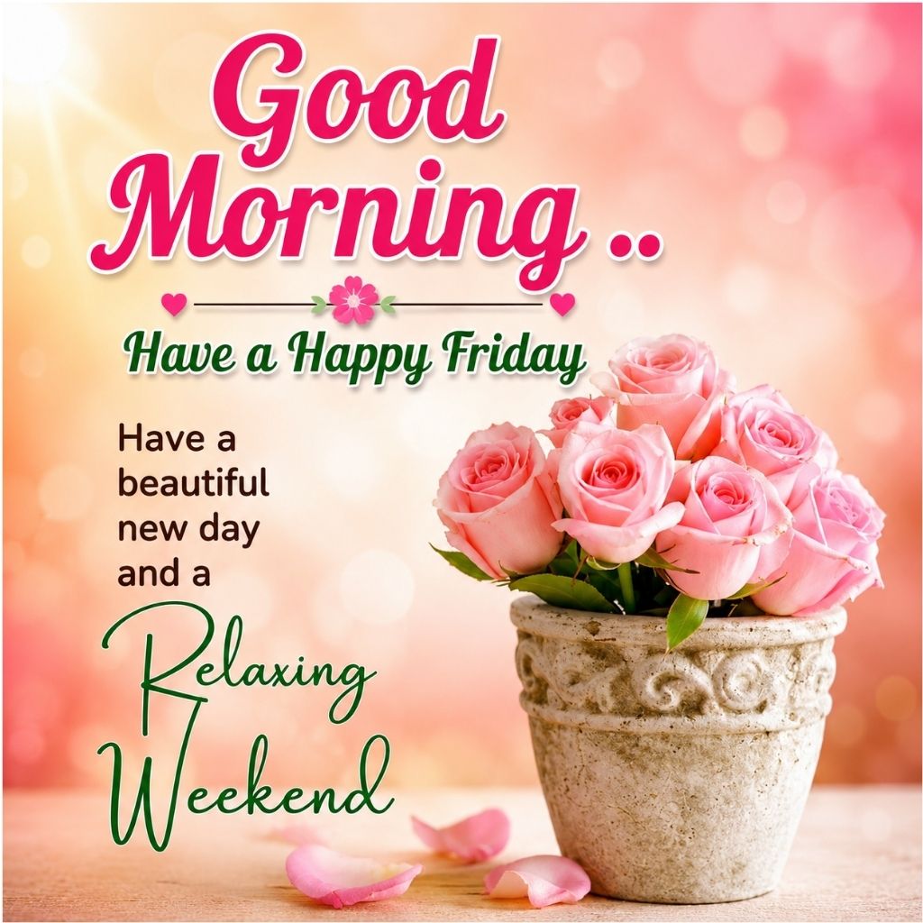 free good morning friday images for whatsapp