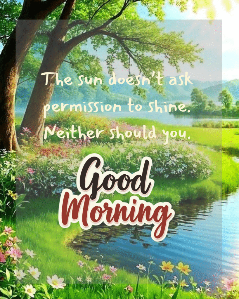 good morning images with positive words