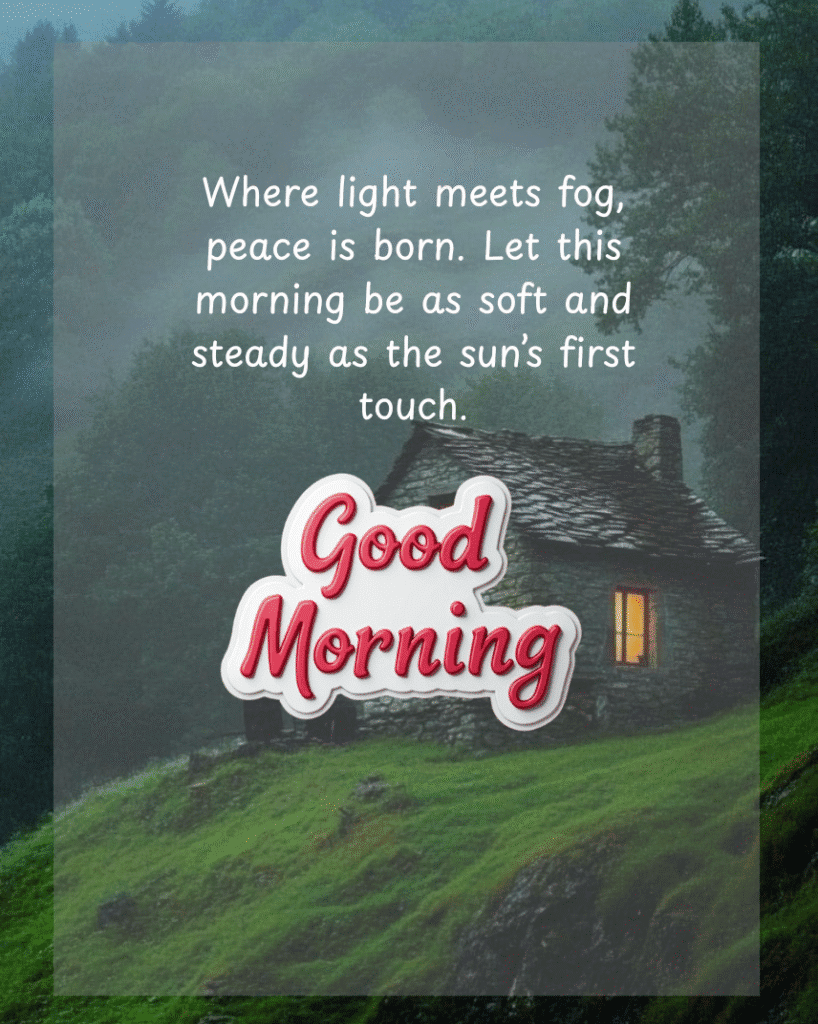 happy foggy morning images