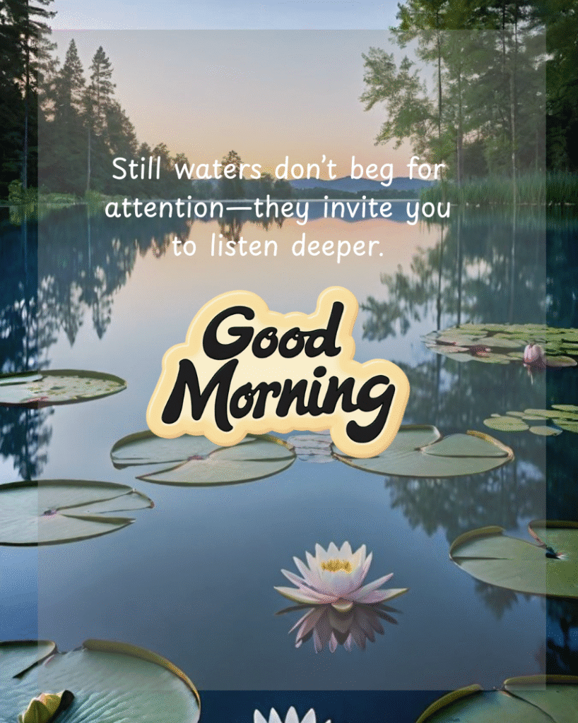 nature good morning water