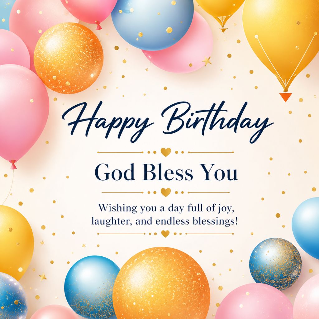 unique beautiful happy birthday wishes with balloons