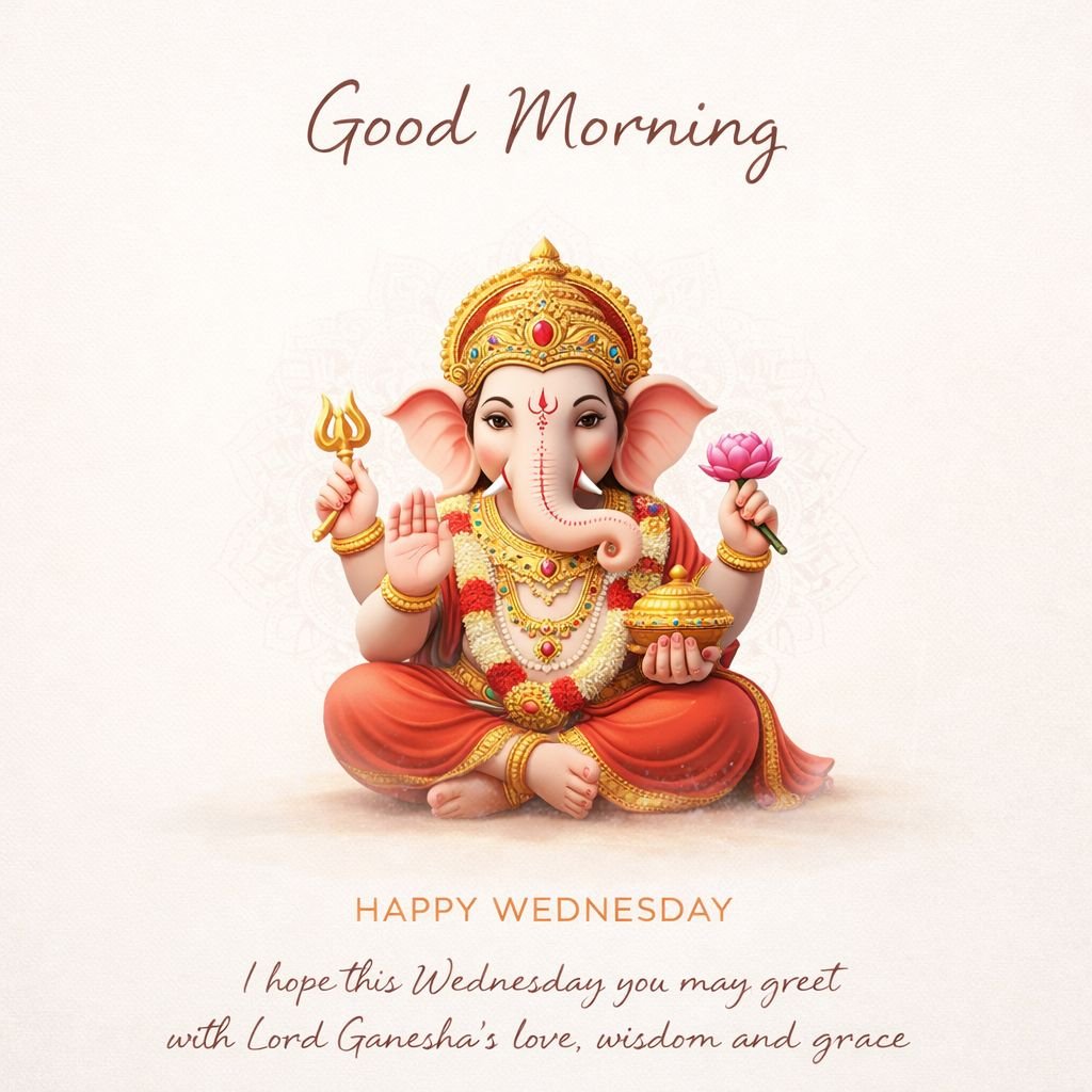 Good morning ganesh ji image with quotes