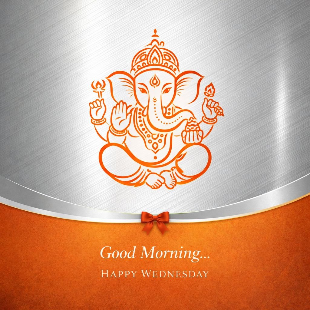Modern good morning ganesh image