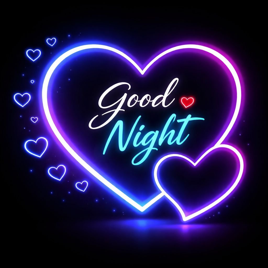 Romantic Glowing Night Wishes Free Download