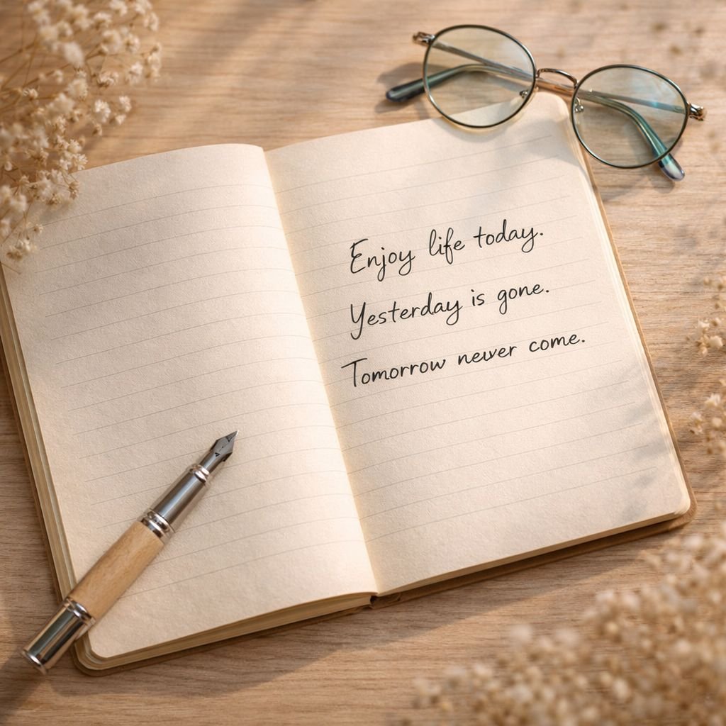 quote wallpaper with pen and glasses