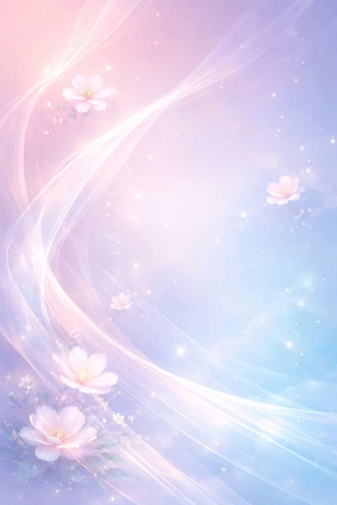 dreamy pastel floral abstract hd image