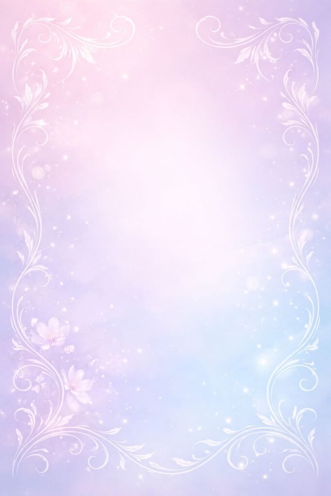 elegant pastel floral frame background