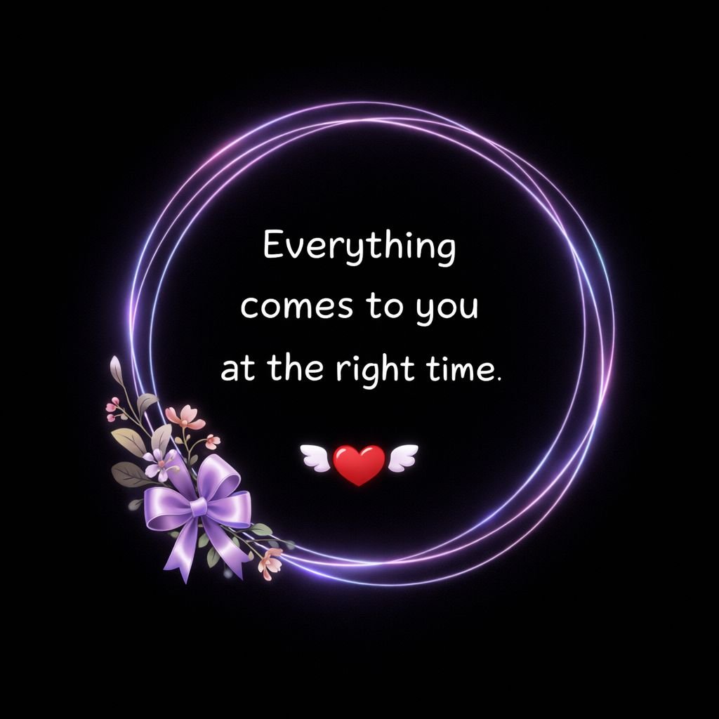 glow design with floral accent for whatsapp dp