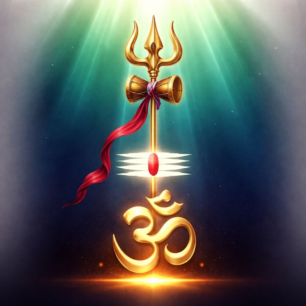 golden mahadev spiritual wallpaper