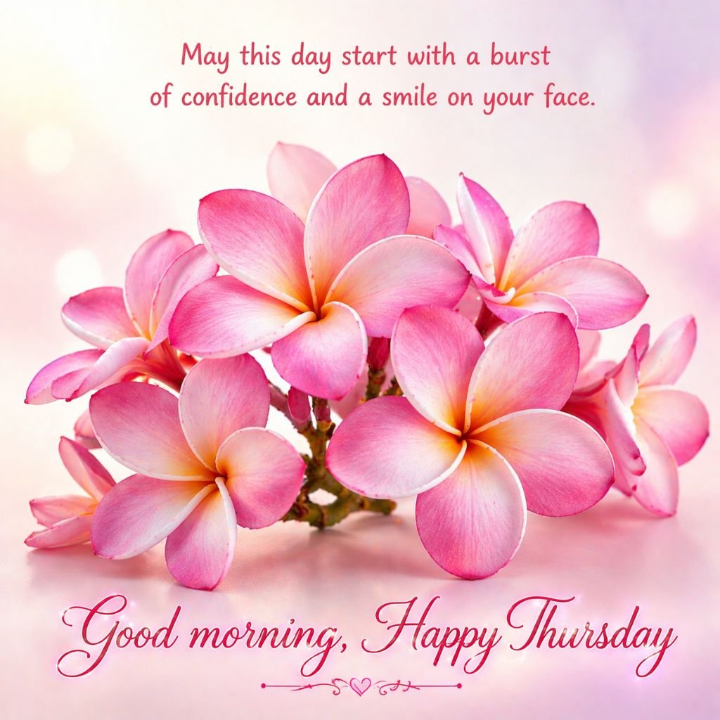 good morning happy thursday image with motivational quote