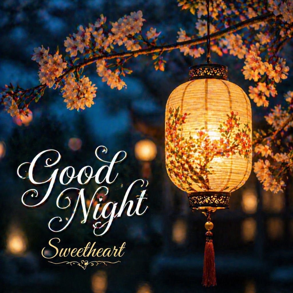good night sweetheart image