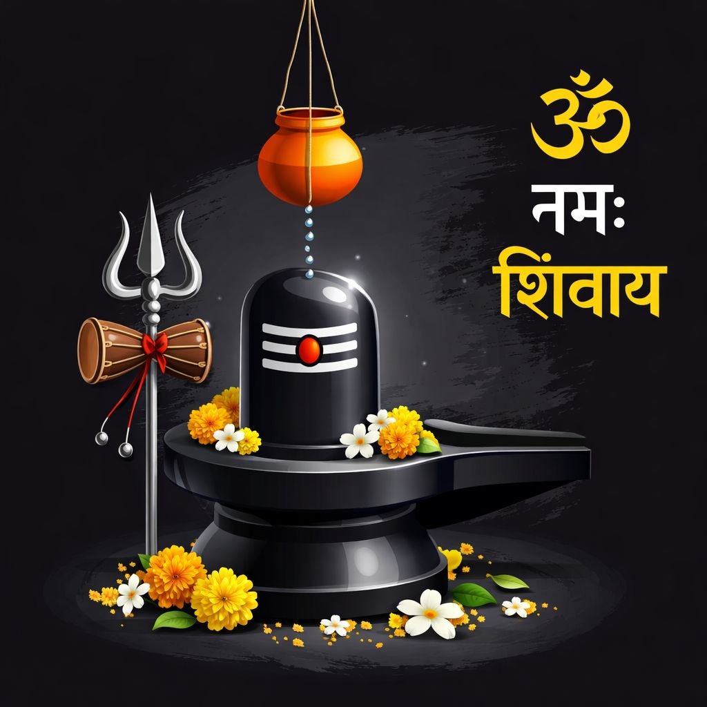 om namah shivaya shivling image hd