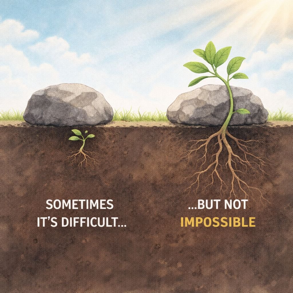 overcoming obstacles concept art for dp