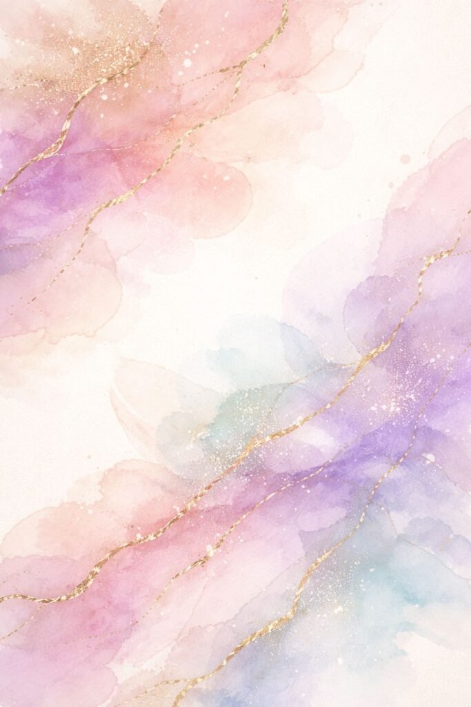 pastel marble gold vein iPhone wallpaper