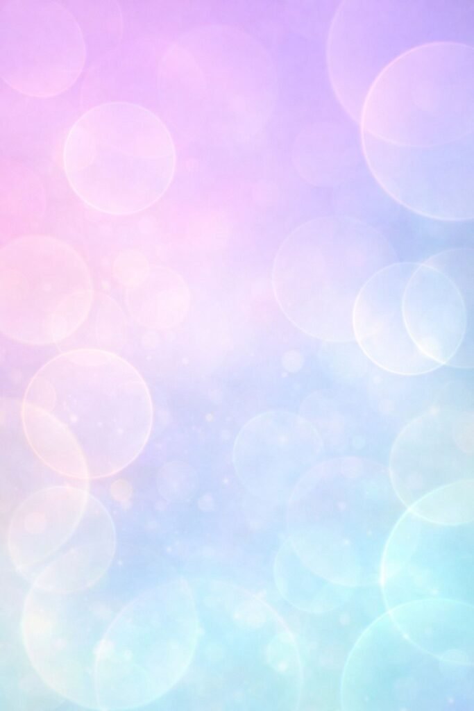 soft pastel bokeh iPhone wallpaper