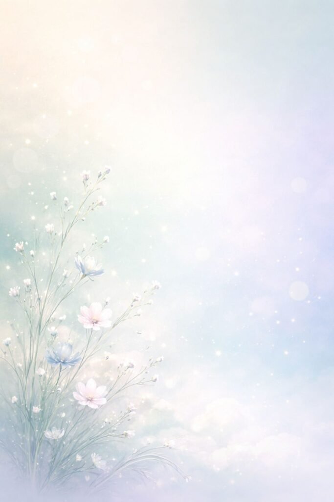 soft pastel wildflower wallpaper for mobile
