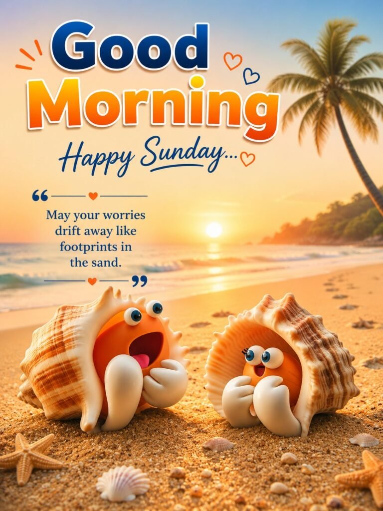 beach sunrise quote and positive sunday wishes