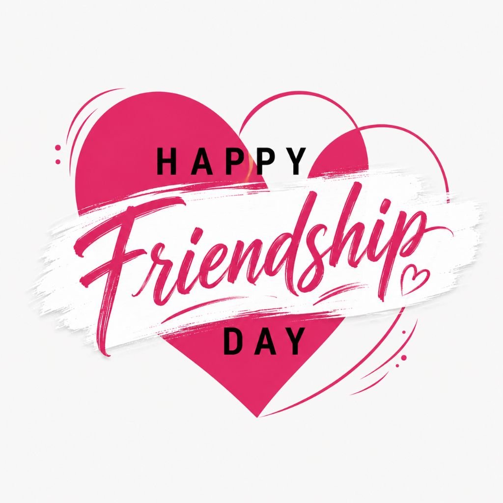 happy friendship day heart images free download