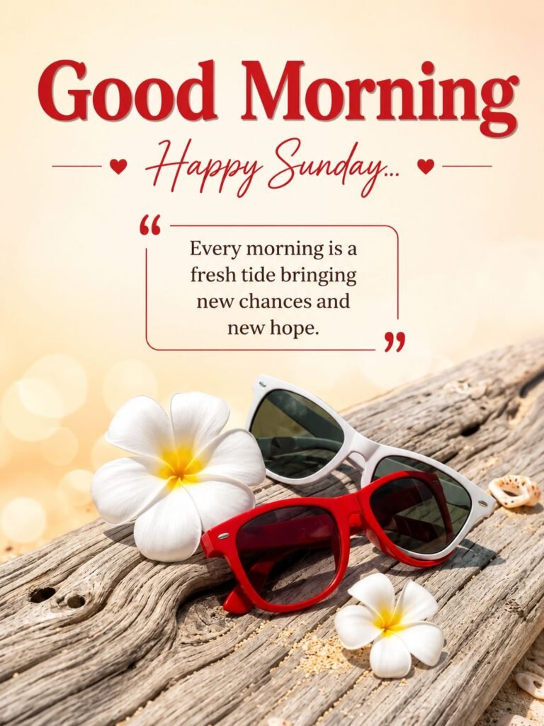 inspirational morning quote and tropical blessings