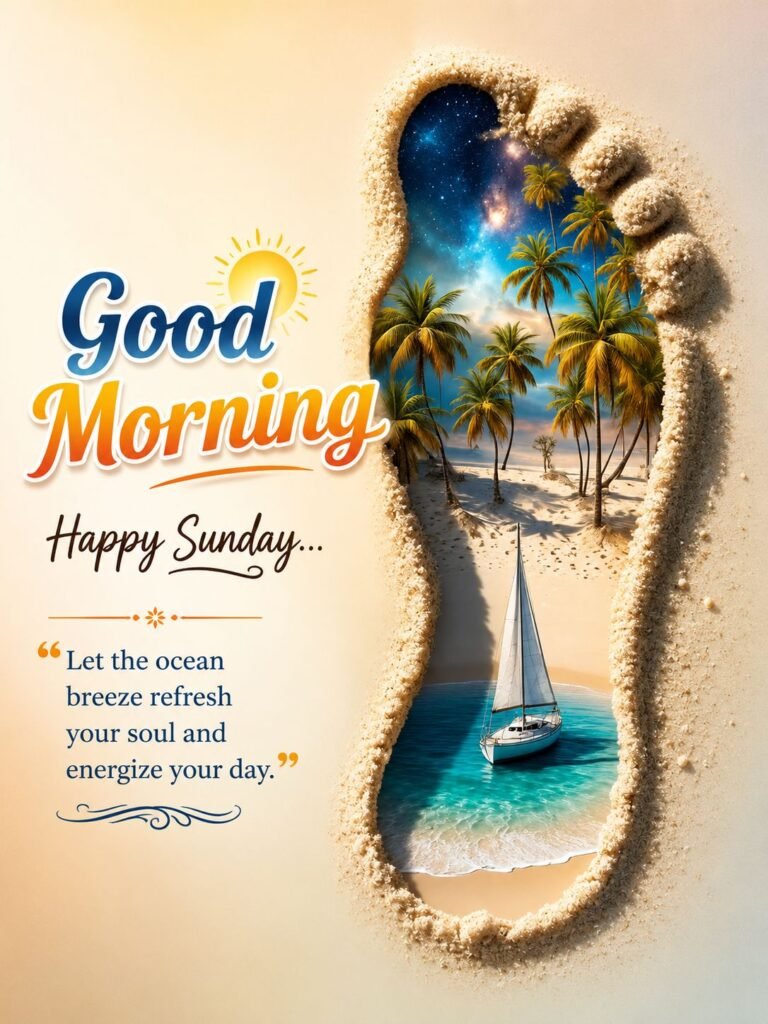 refreshing ocean breeze morning quote