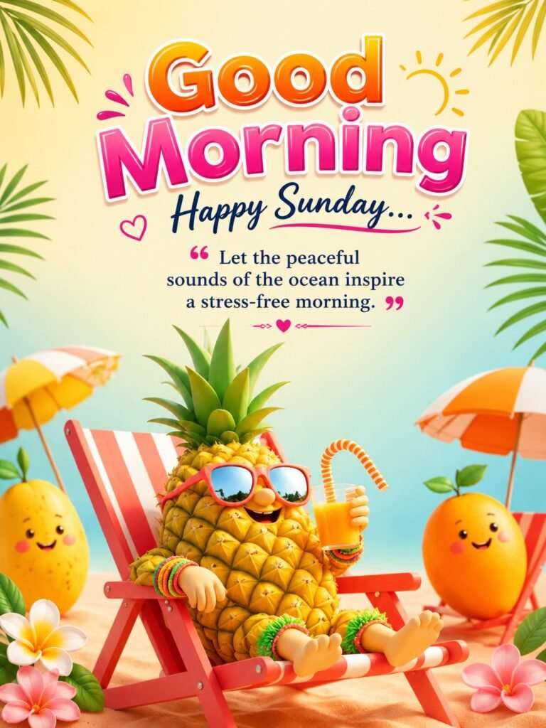 relaxing sunday morning greetings