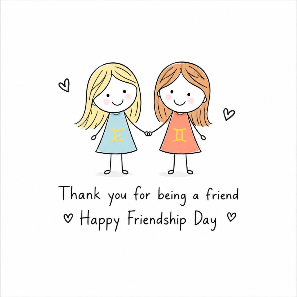 thank you friend wishes on friendship day