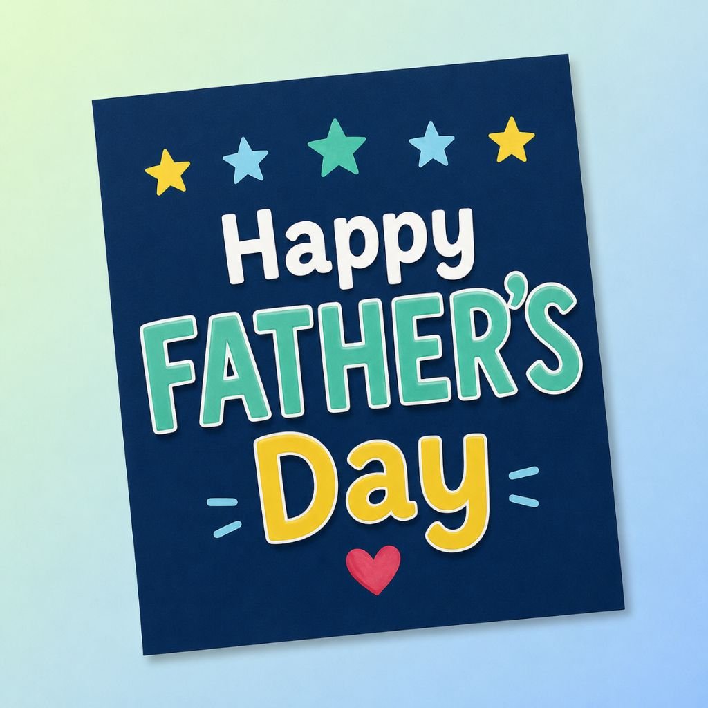 Happy Father’s Day greeting card