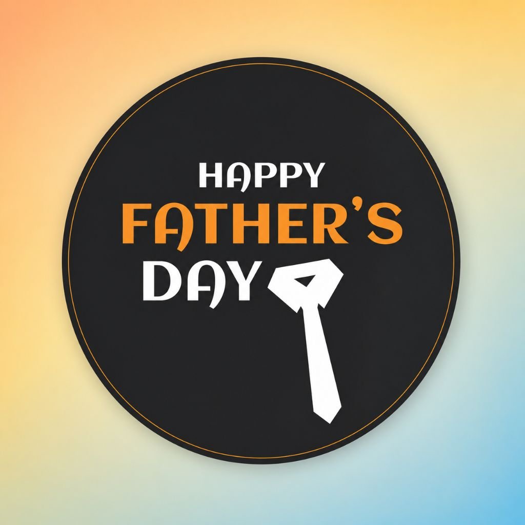 Happy Father’s Day typography