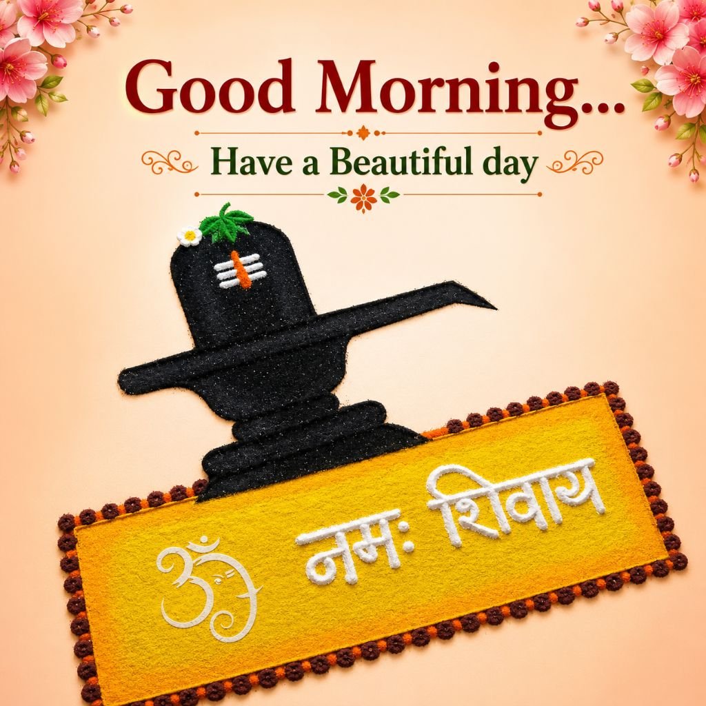 Om Namah Shivaya good morning best friend images