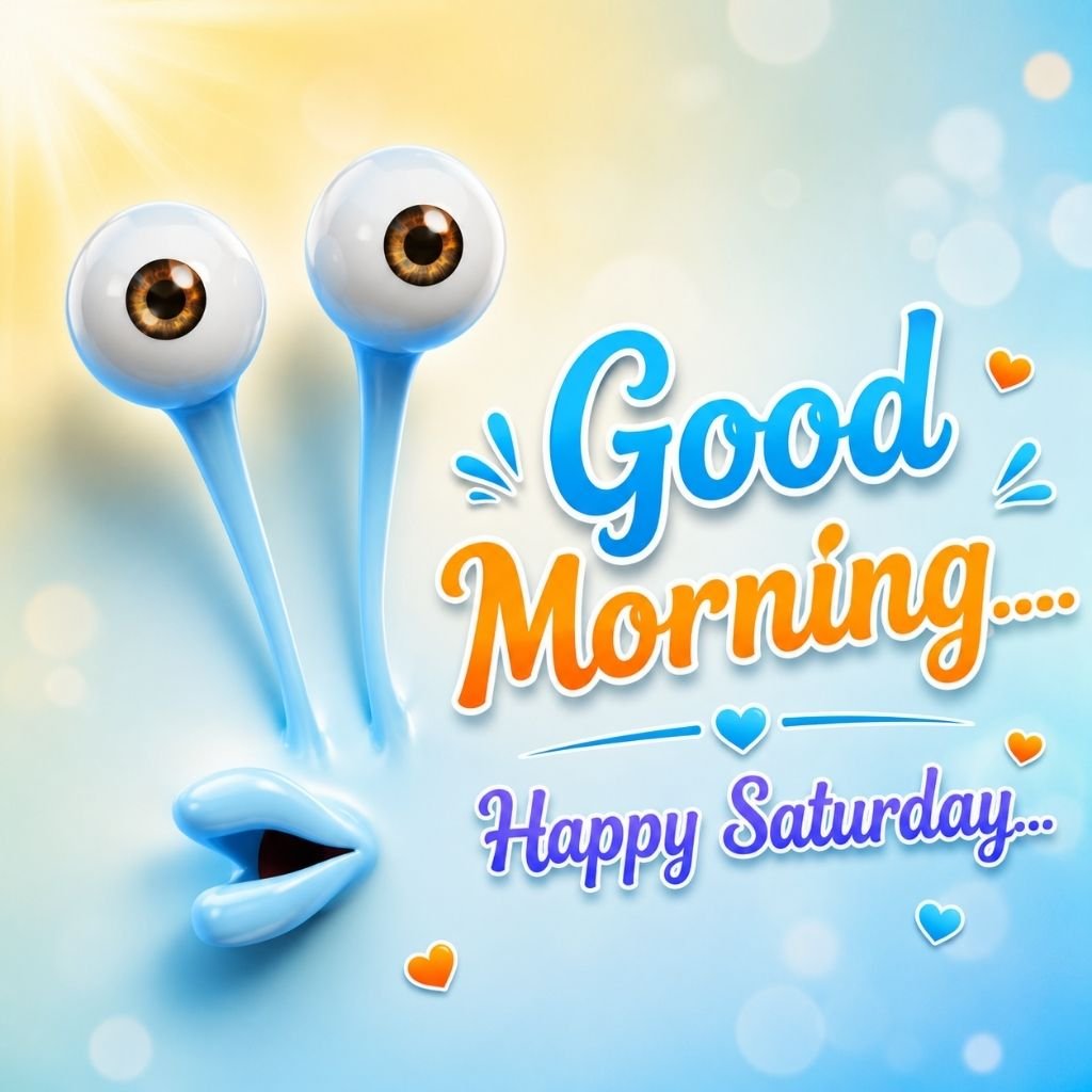 a cute blue cartoon creature funny saturday morning memes