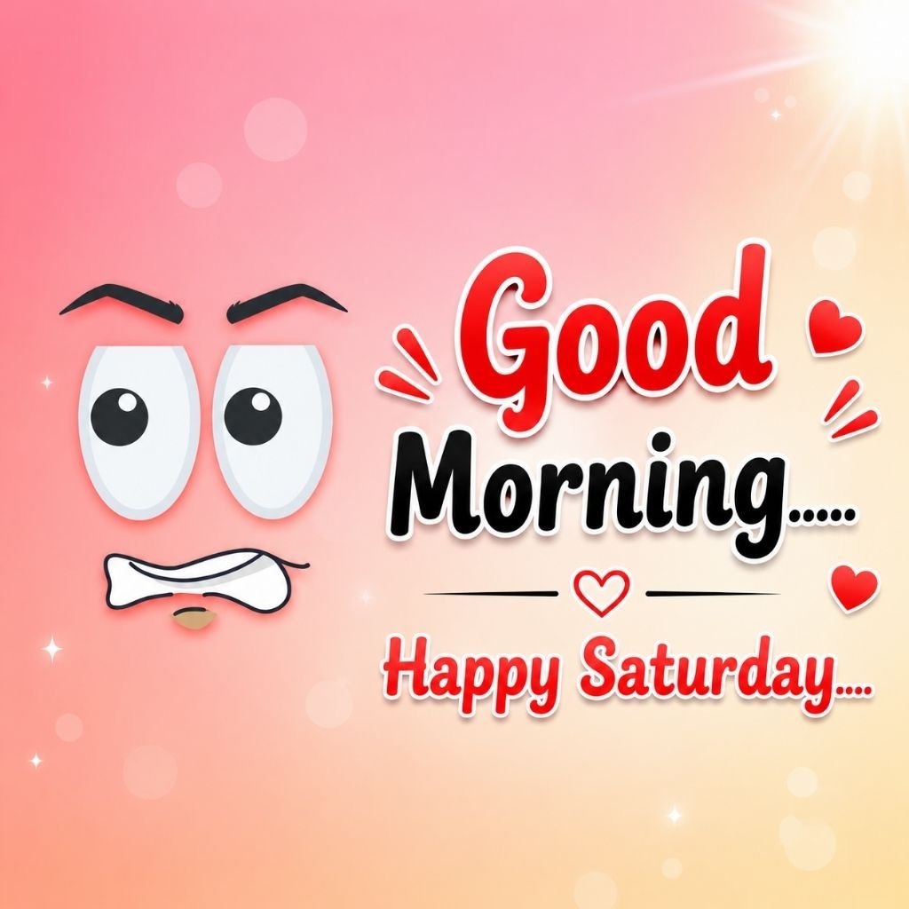 a funny nervous cartoon face with funny saturday pics