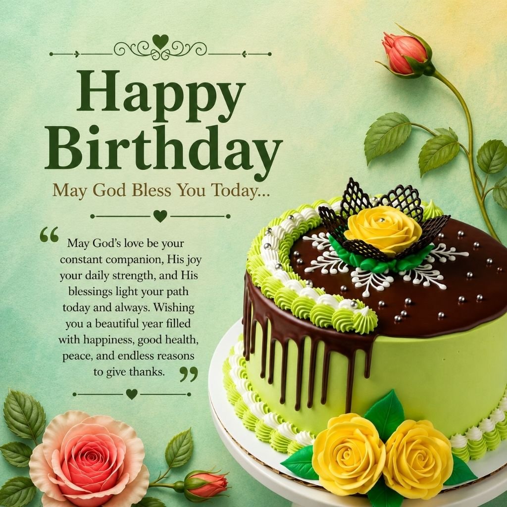 a green chocolate drip cake best happy birthday wishes for my best friend